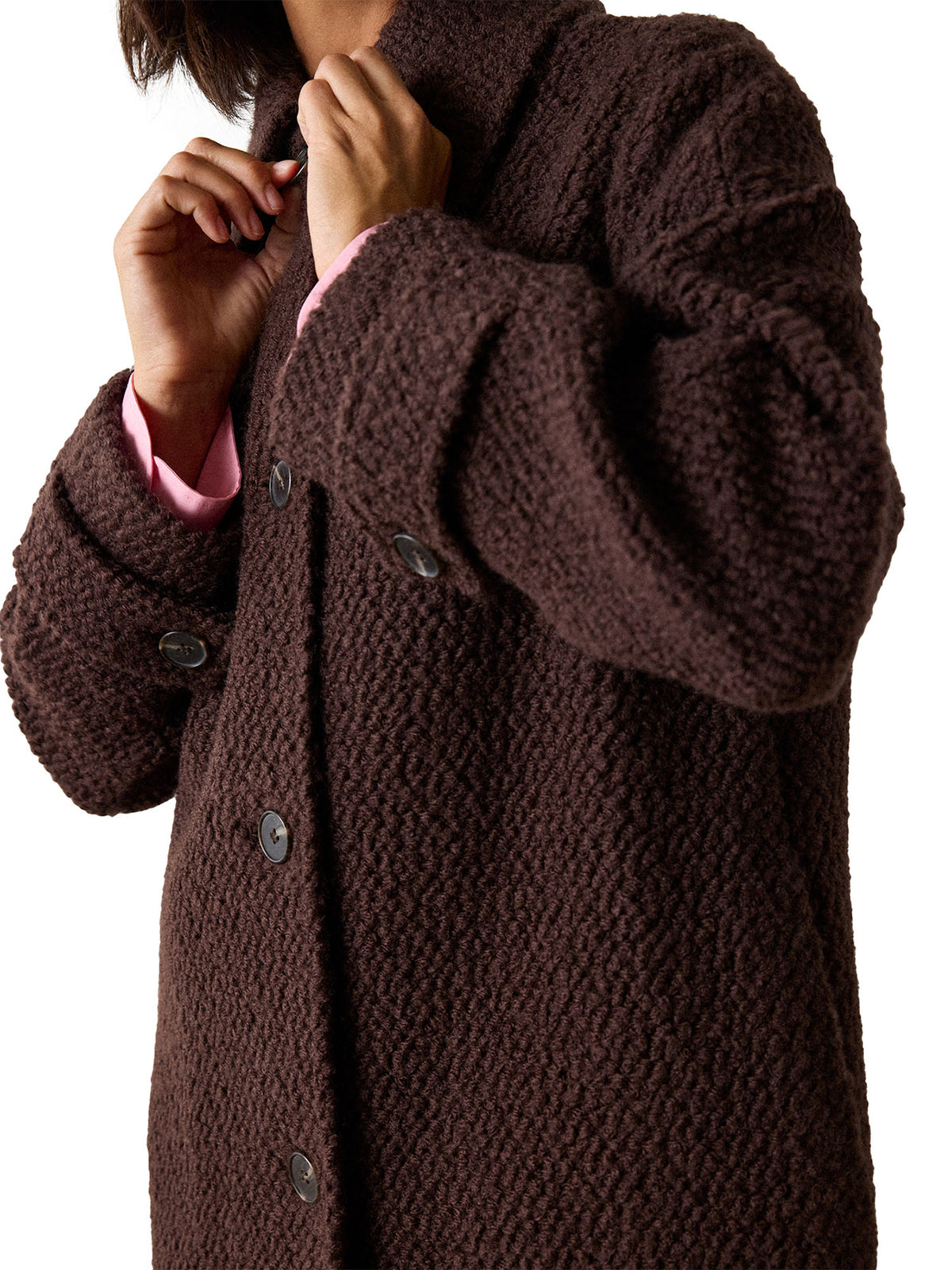 Boucle Wool Coat