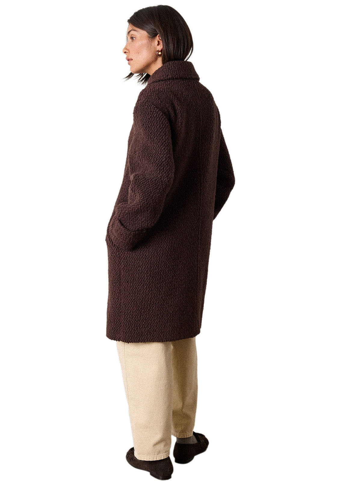 Boucle Wool Coat