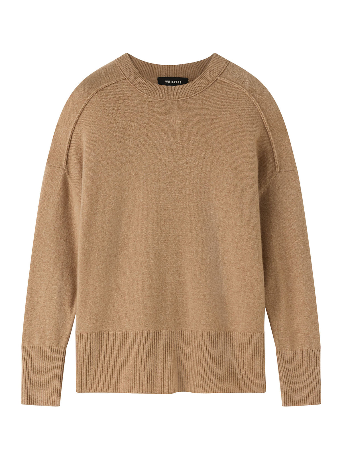 Wool Curved Hem Knit