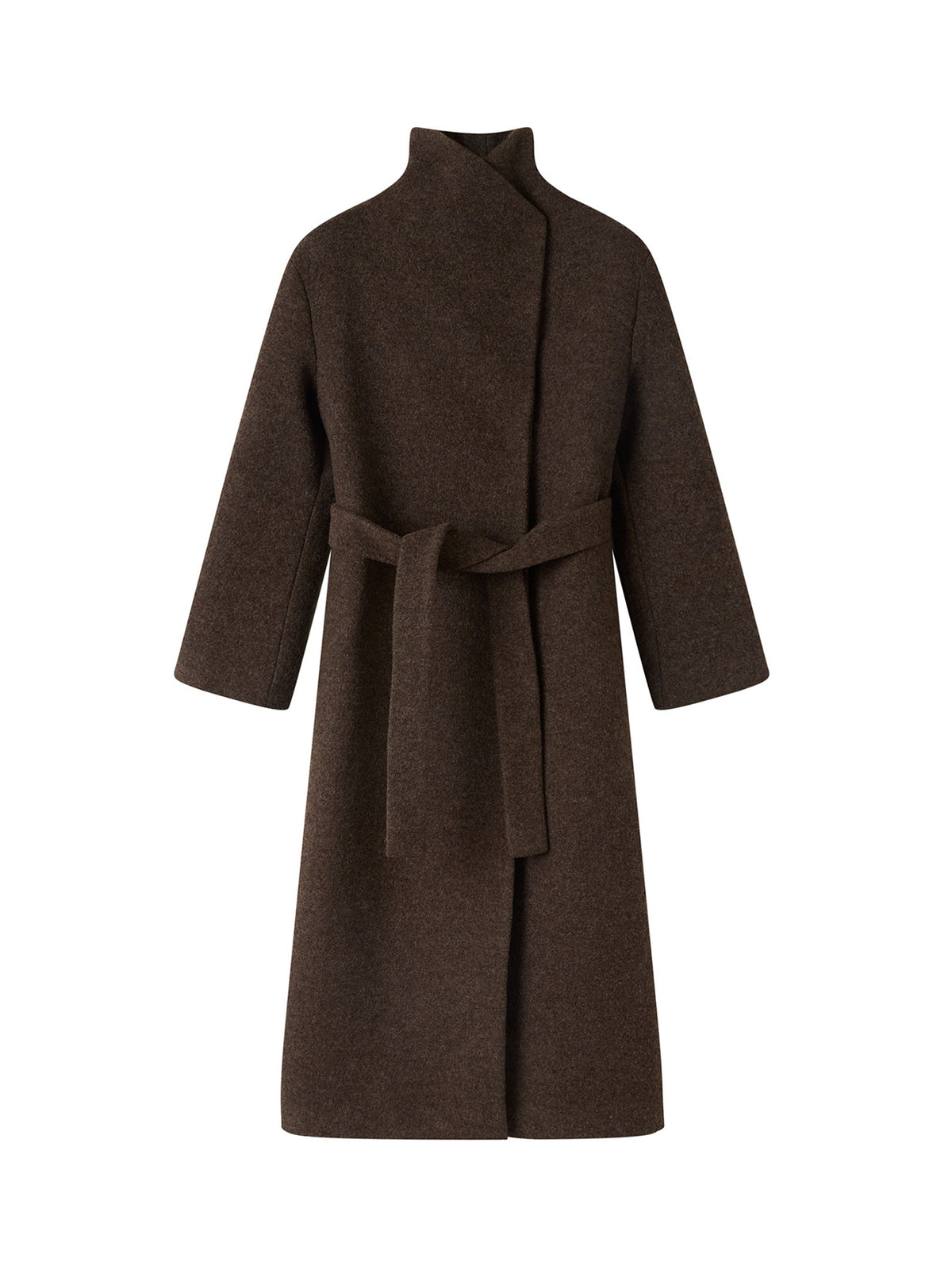Morgan Wool Funnel Neck Coat