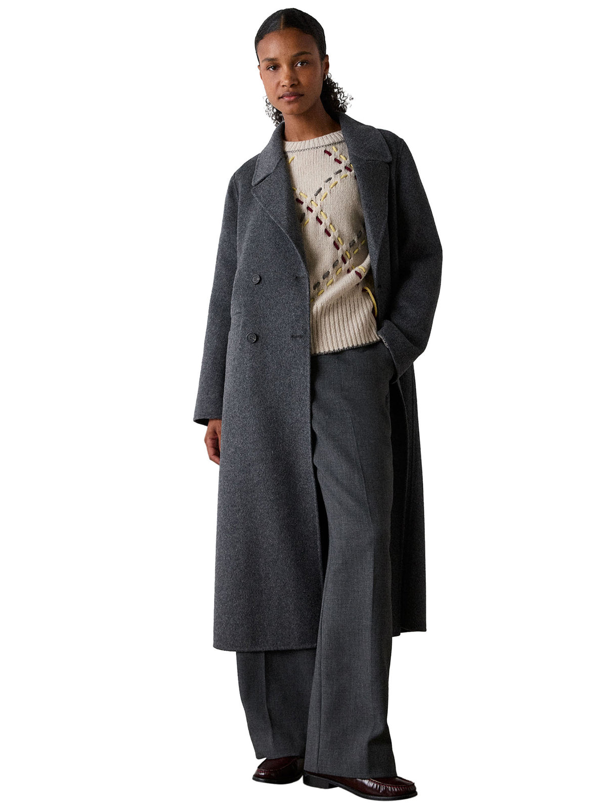 Relaxed Double Faced Coat