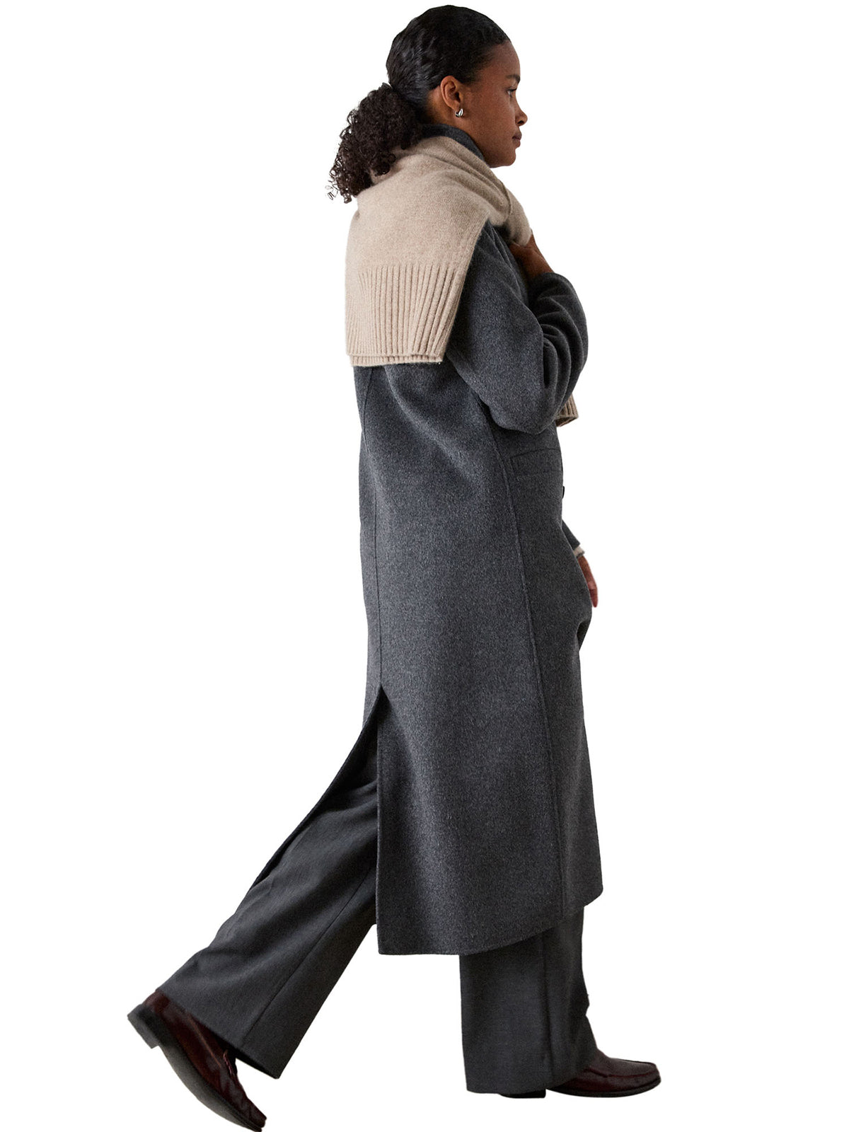 Relaxed Double Faced Coat