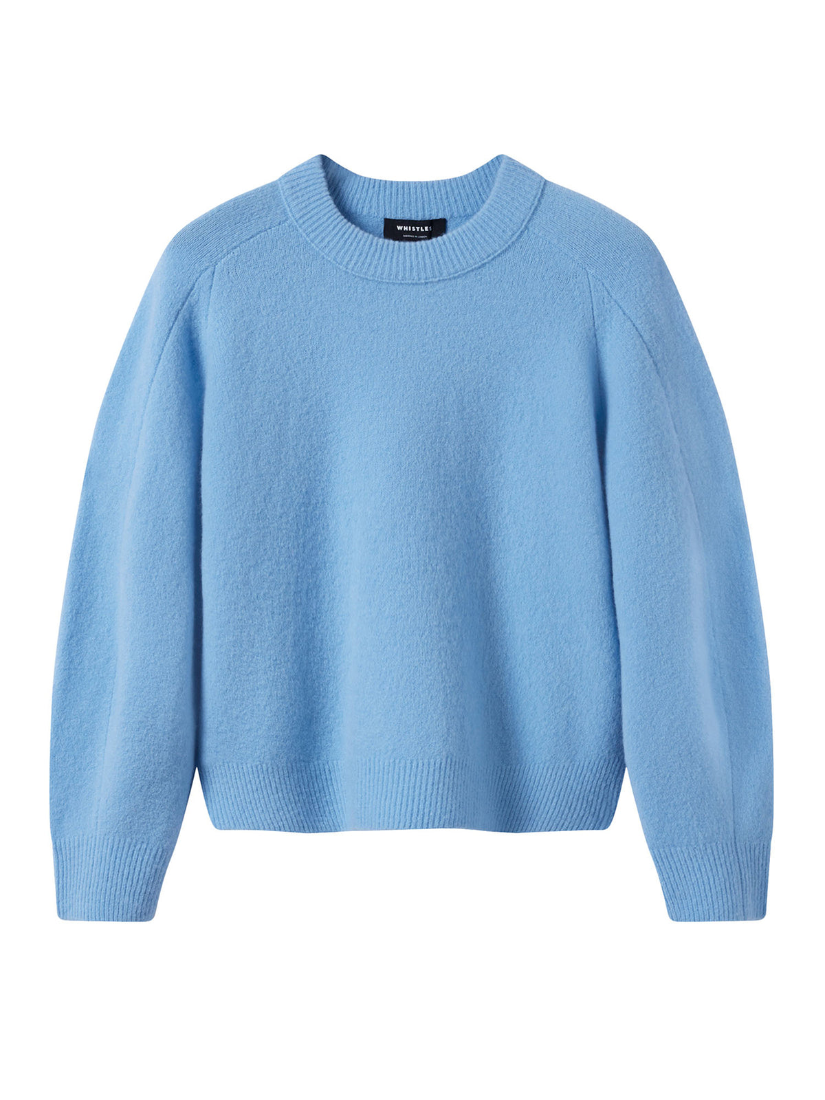 Wool Mix Curved Hem Knit