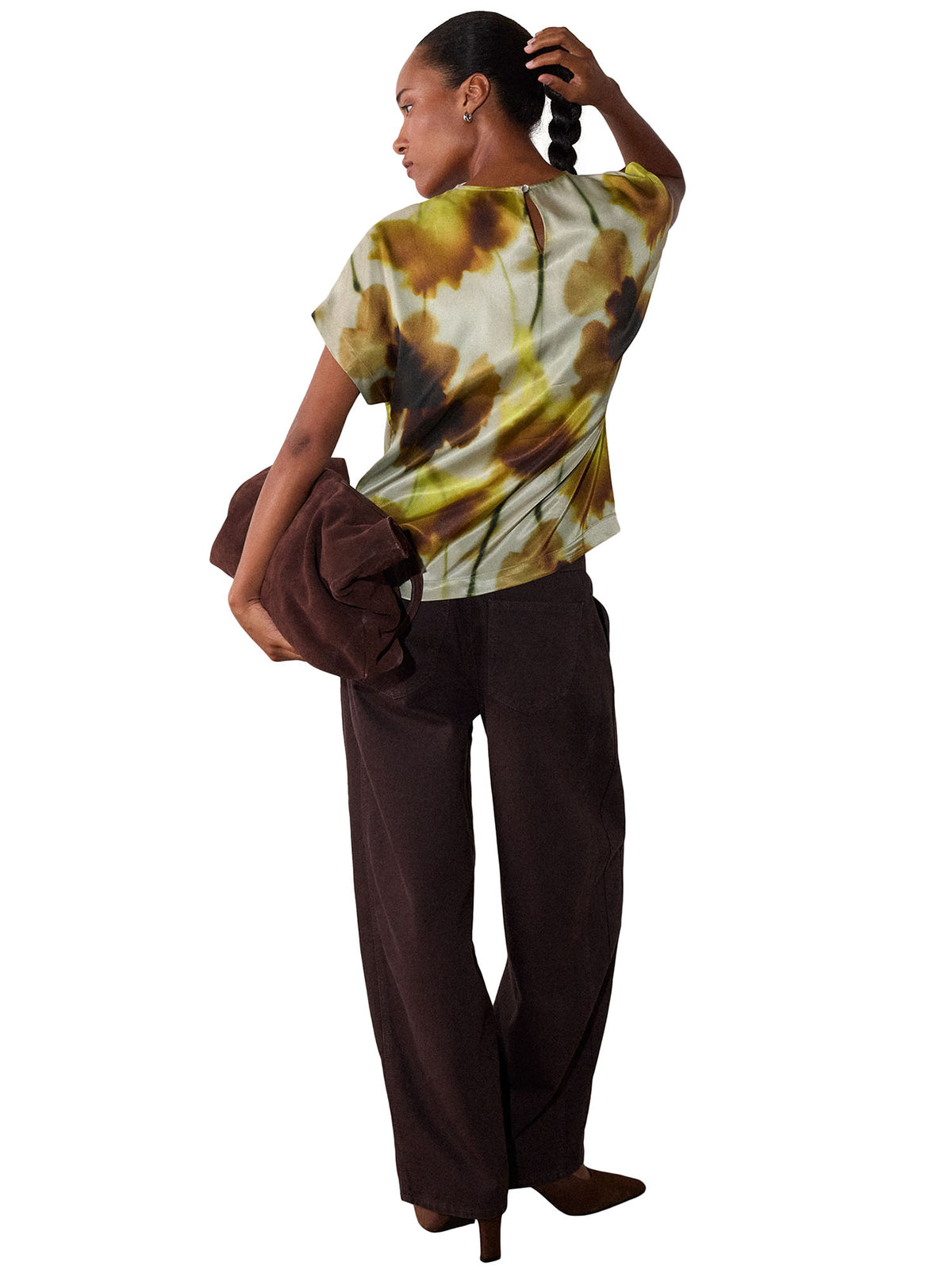 Floral Stem Viscose Blouse