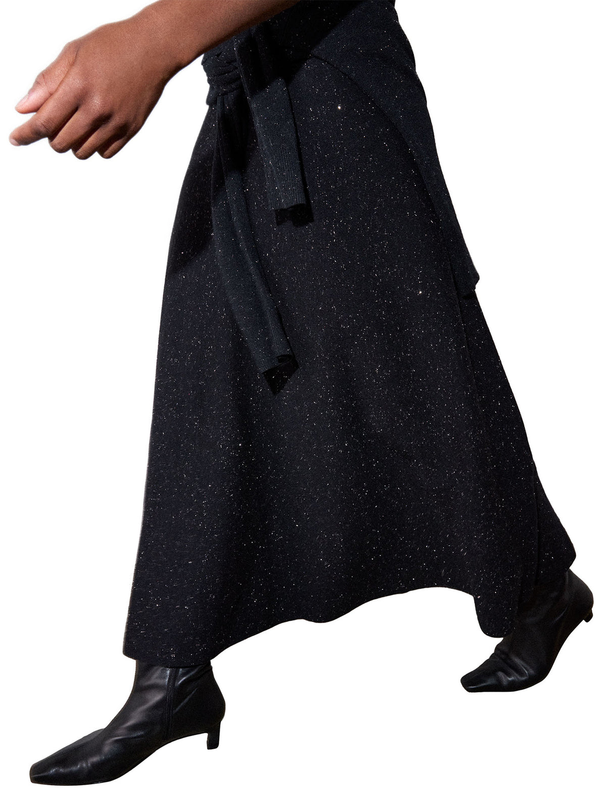 Annie Sparkle Knit Midi Skirt