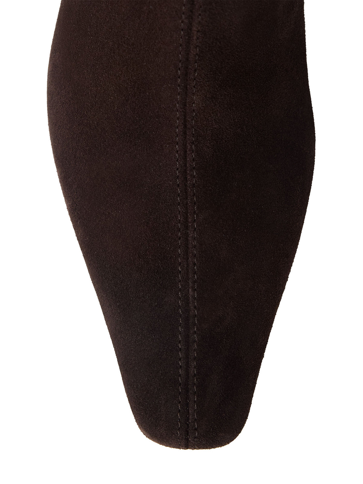 Kitten Heel Suede Ankle Boot