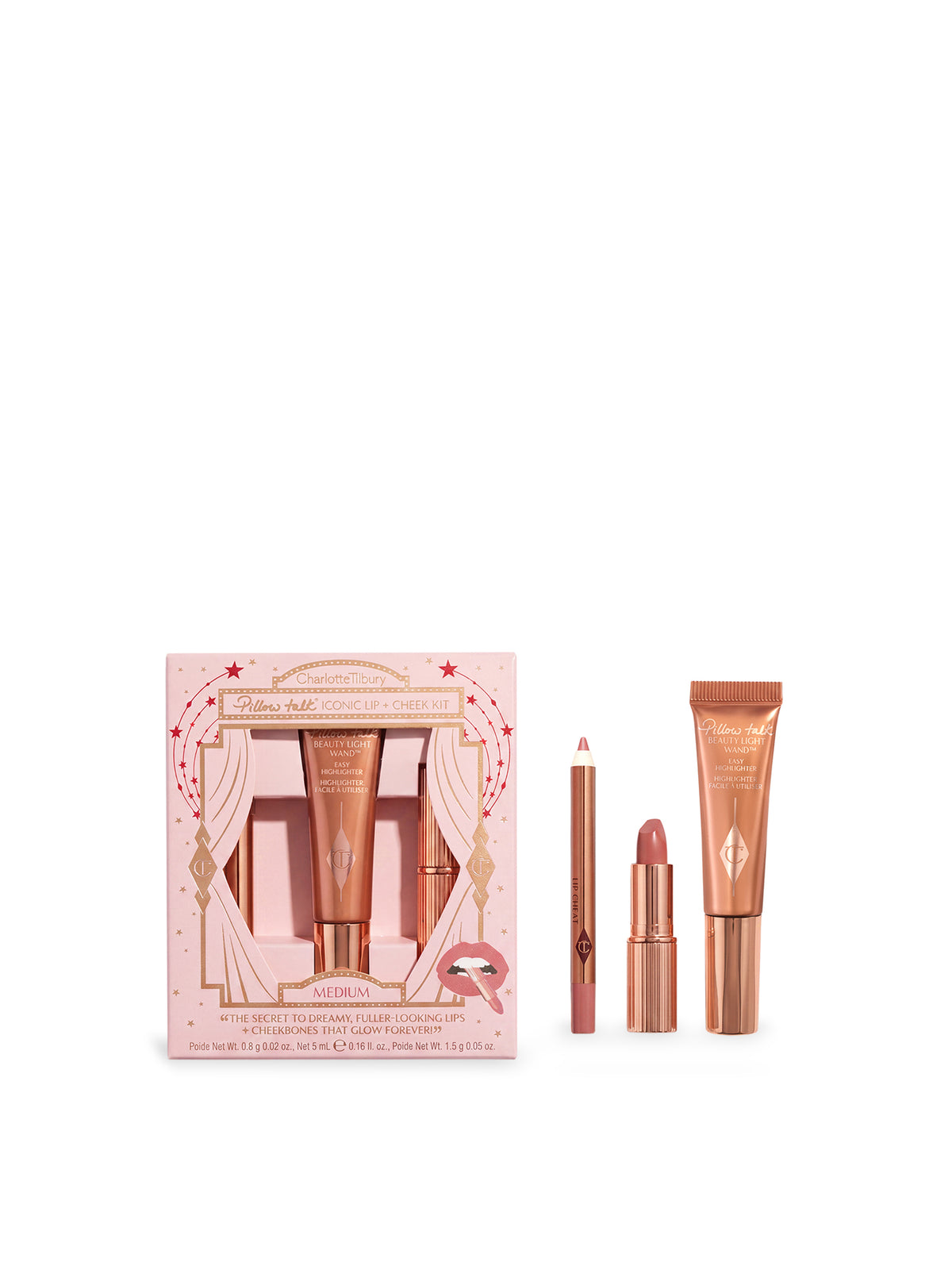 Pillow Talk Iconic Lip and Cheek Kit Medium