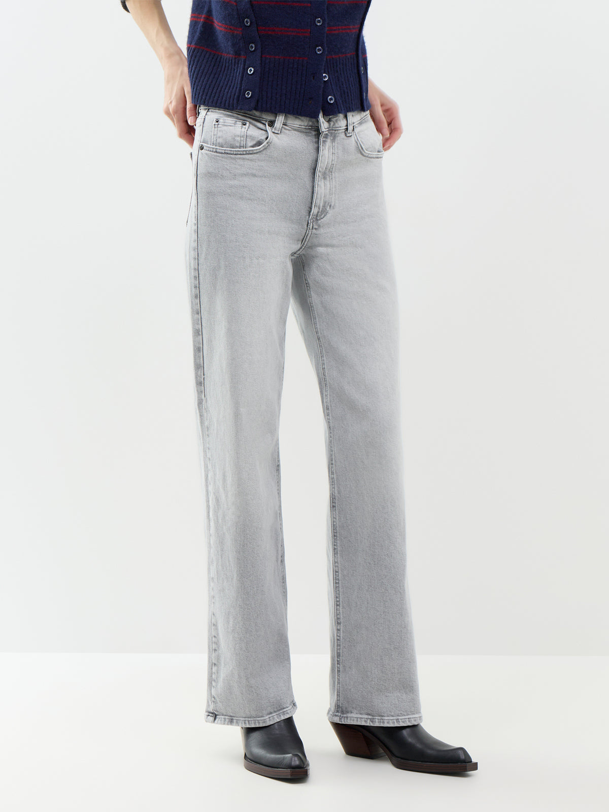Juicy High Waist Wide Leg Jeans
