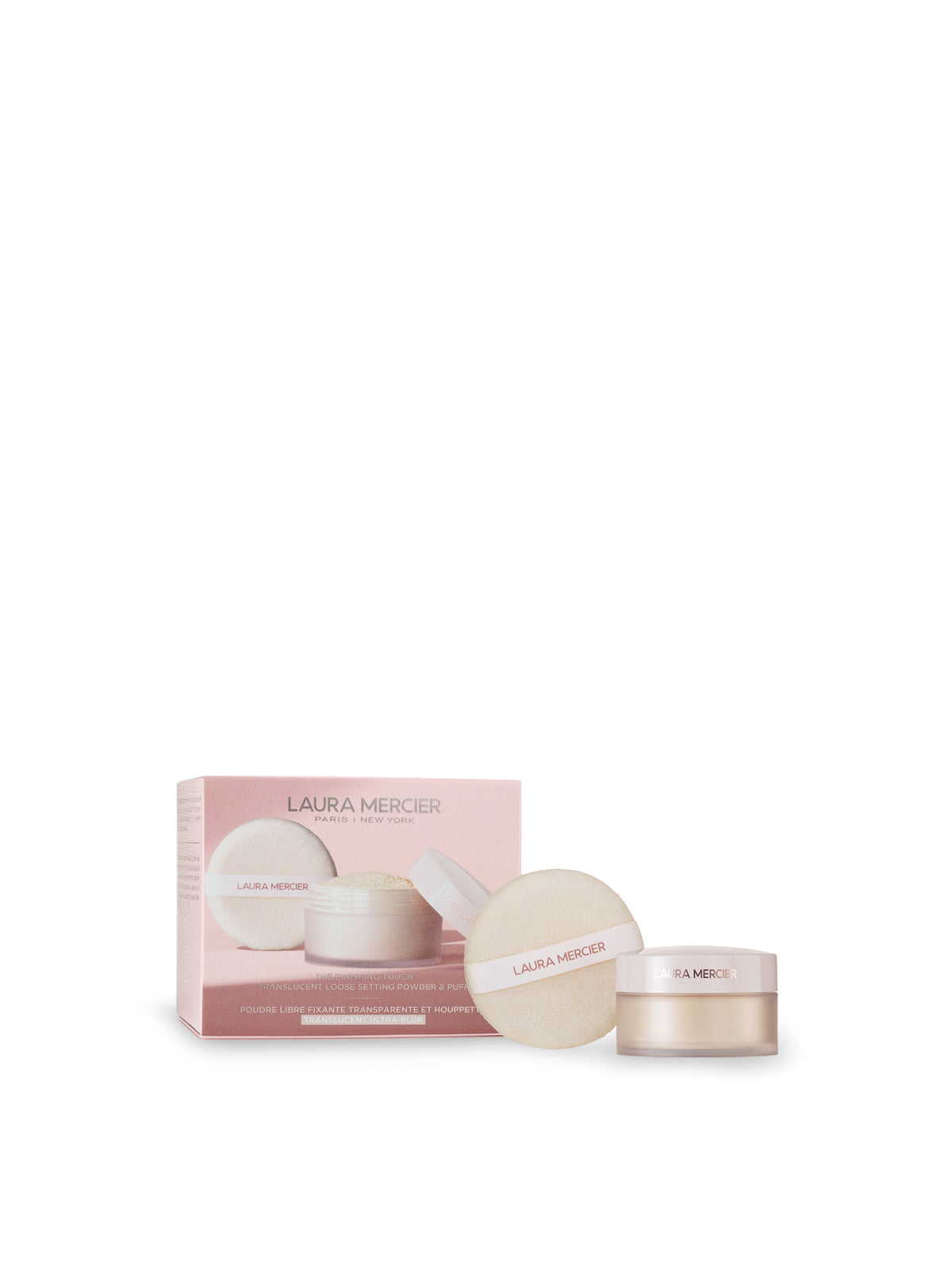 The Finishing Touch Translucent Loose Setting Powder Ultra-Blur & Puff - Ultra-Blur Translucent