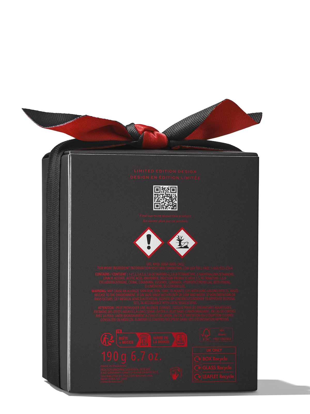 Re-Charge Black Pepper Scented Candle