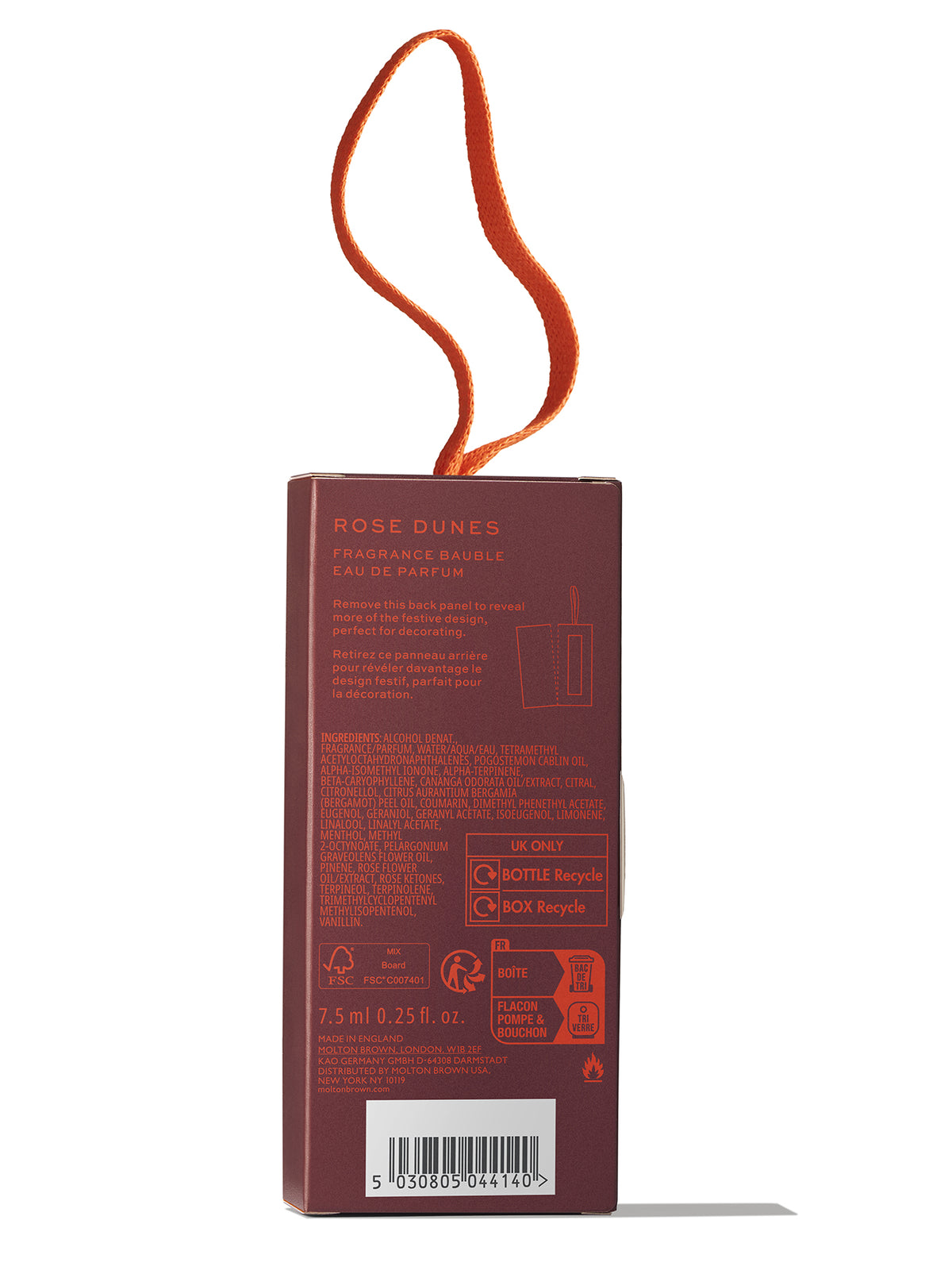 Rose Dunes Fragrance Bauble