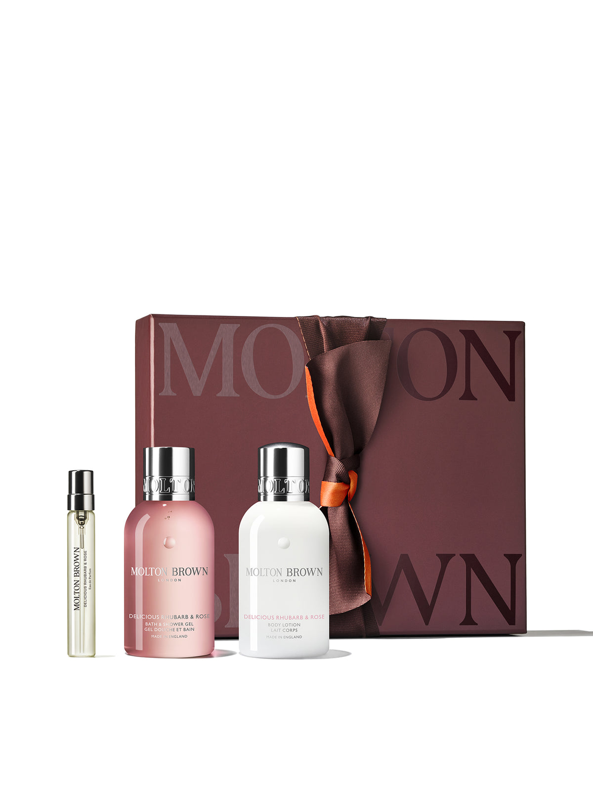 Delicious Rhubarb & Rose Scent Layering Set