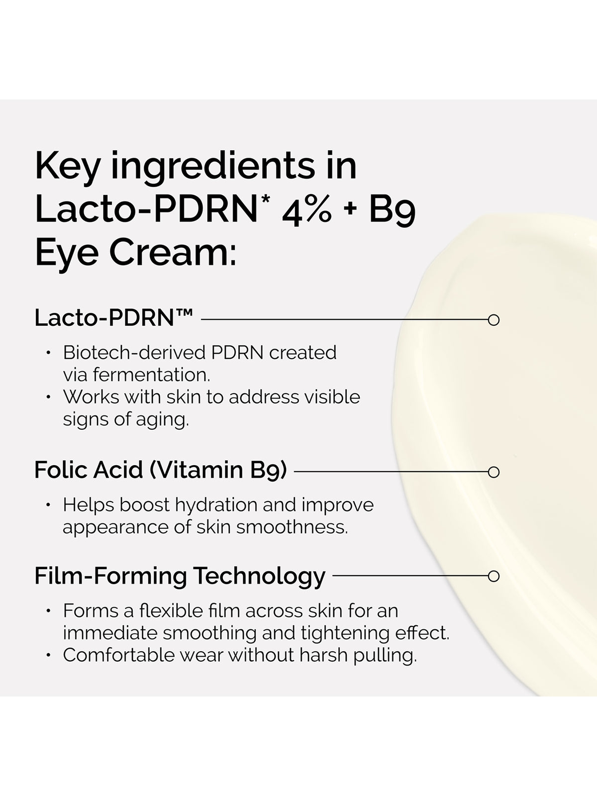 Lacto-PDRN™ 4% + B9 Lifting & Tightening Eye Cream