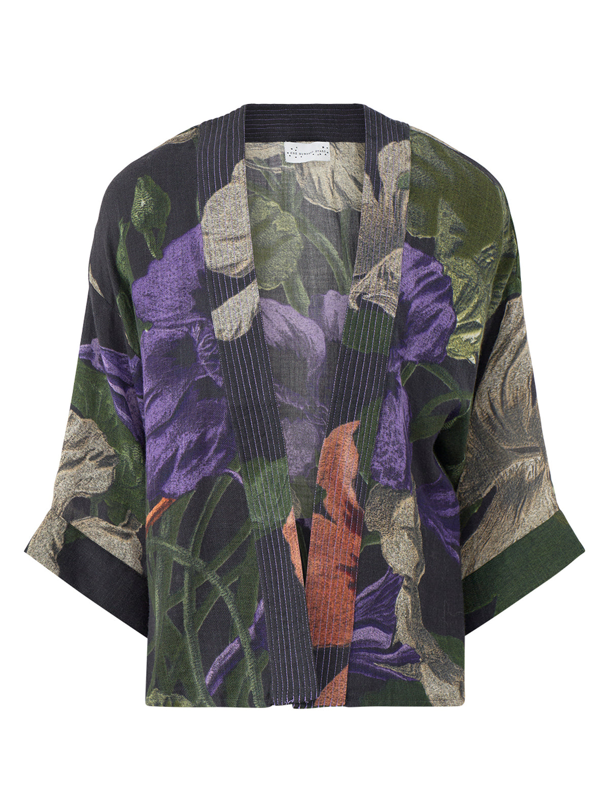 Nasturtium 100% Wool Kimono