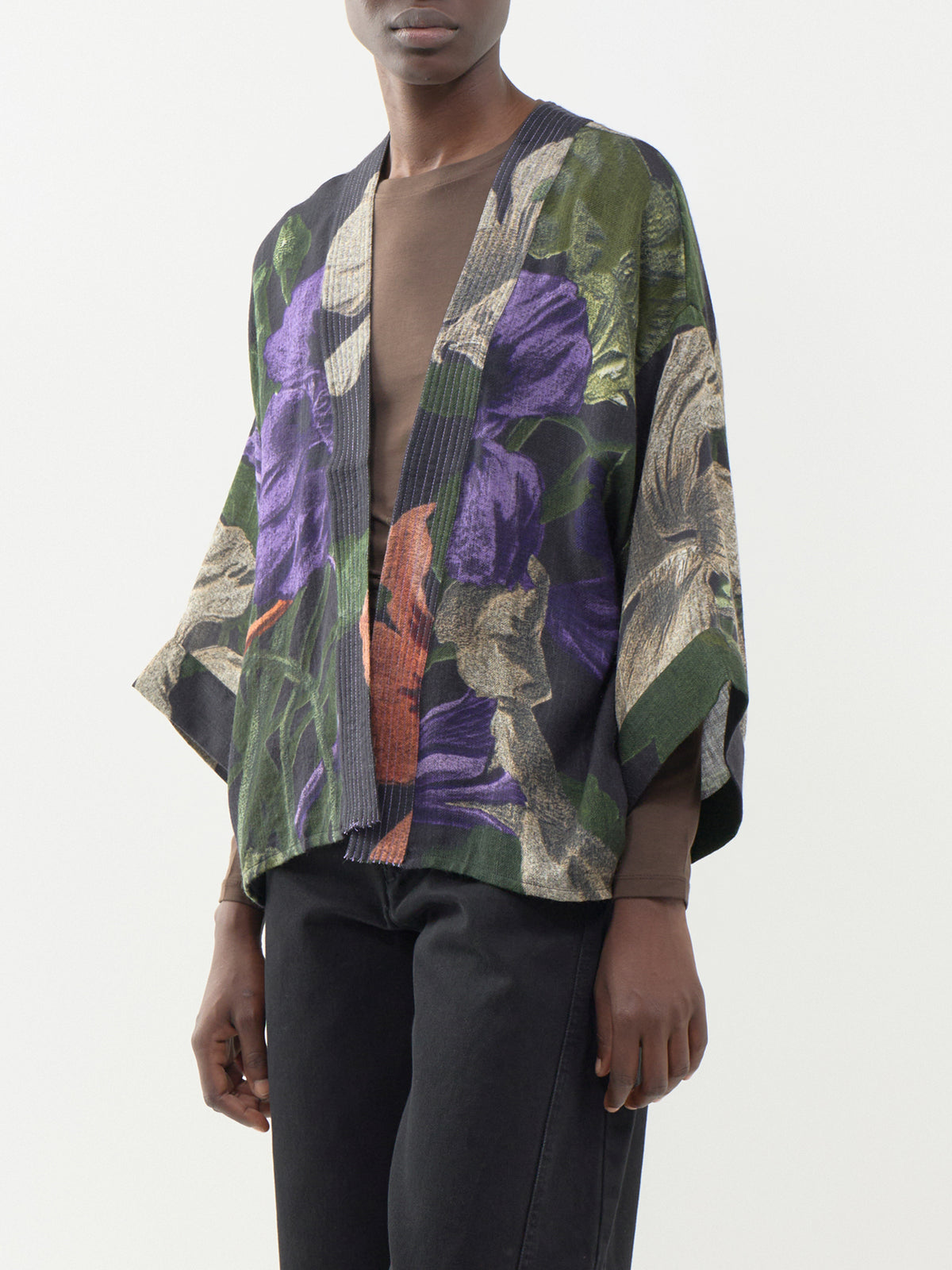 Nasturtium 100% Wool Kimono