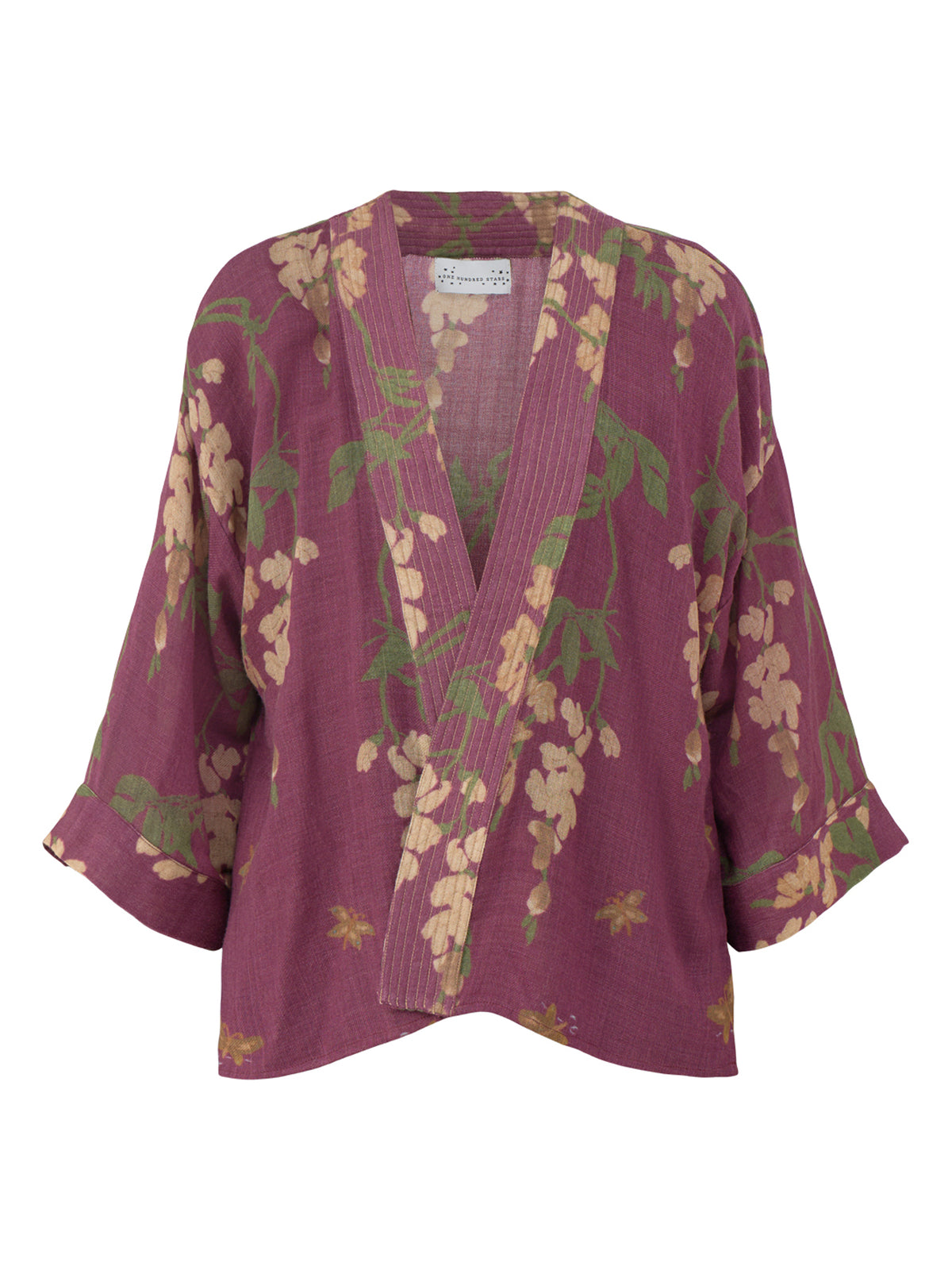 Wisteria 100% Wool Kimono