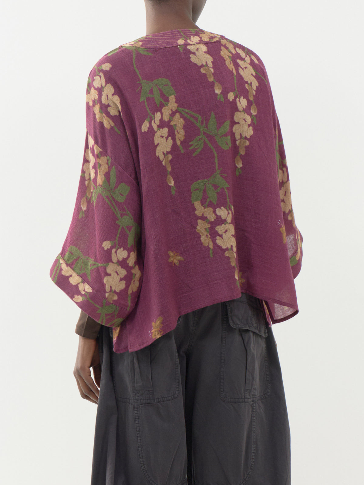 Wisteria 100% Wool Kimono