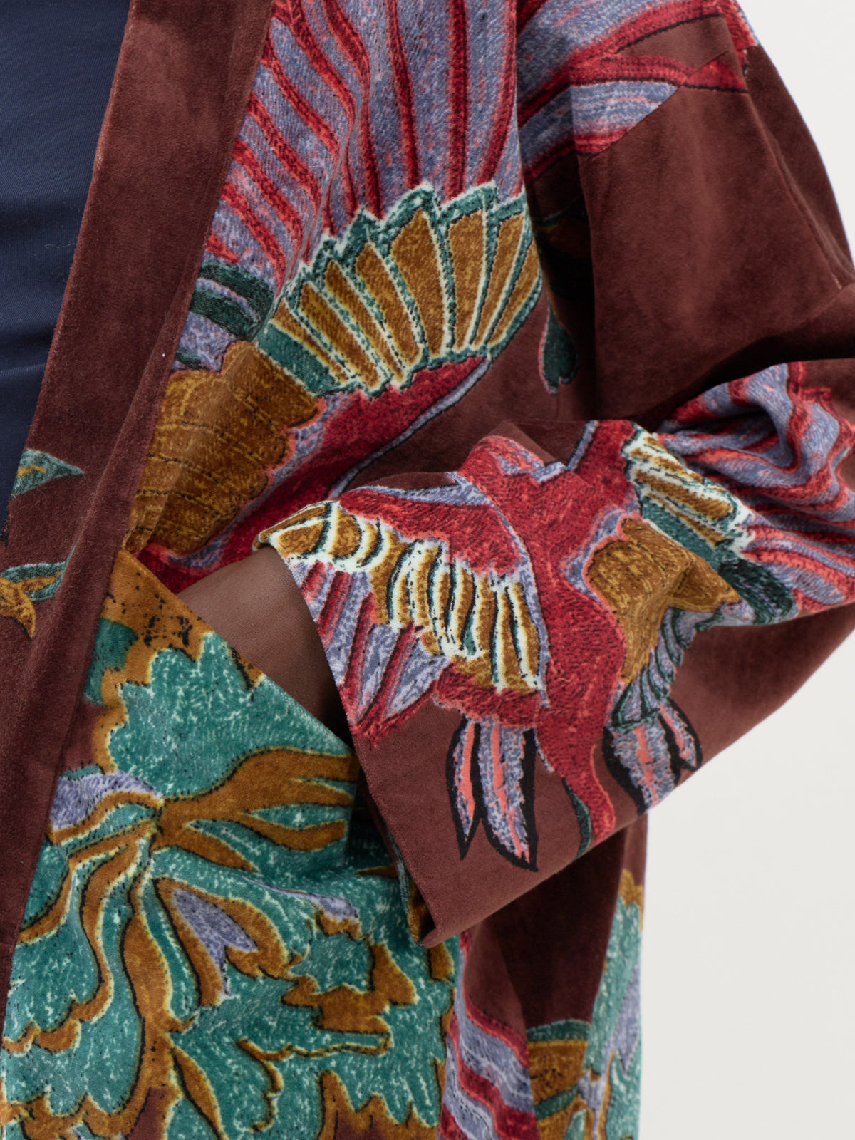 Crane 100% Cotton Velvet Pocket Jacket