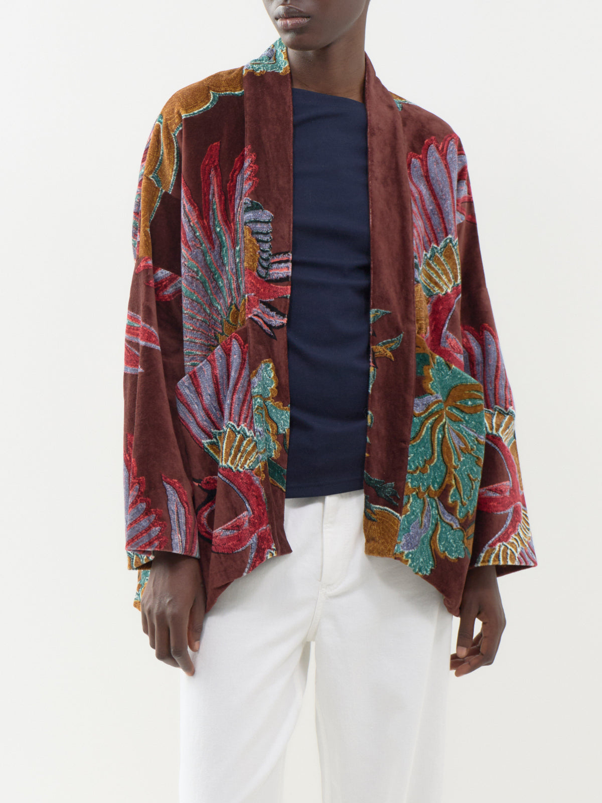 Crane 100% Cotton Velvet Pocket Jacket