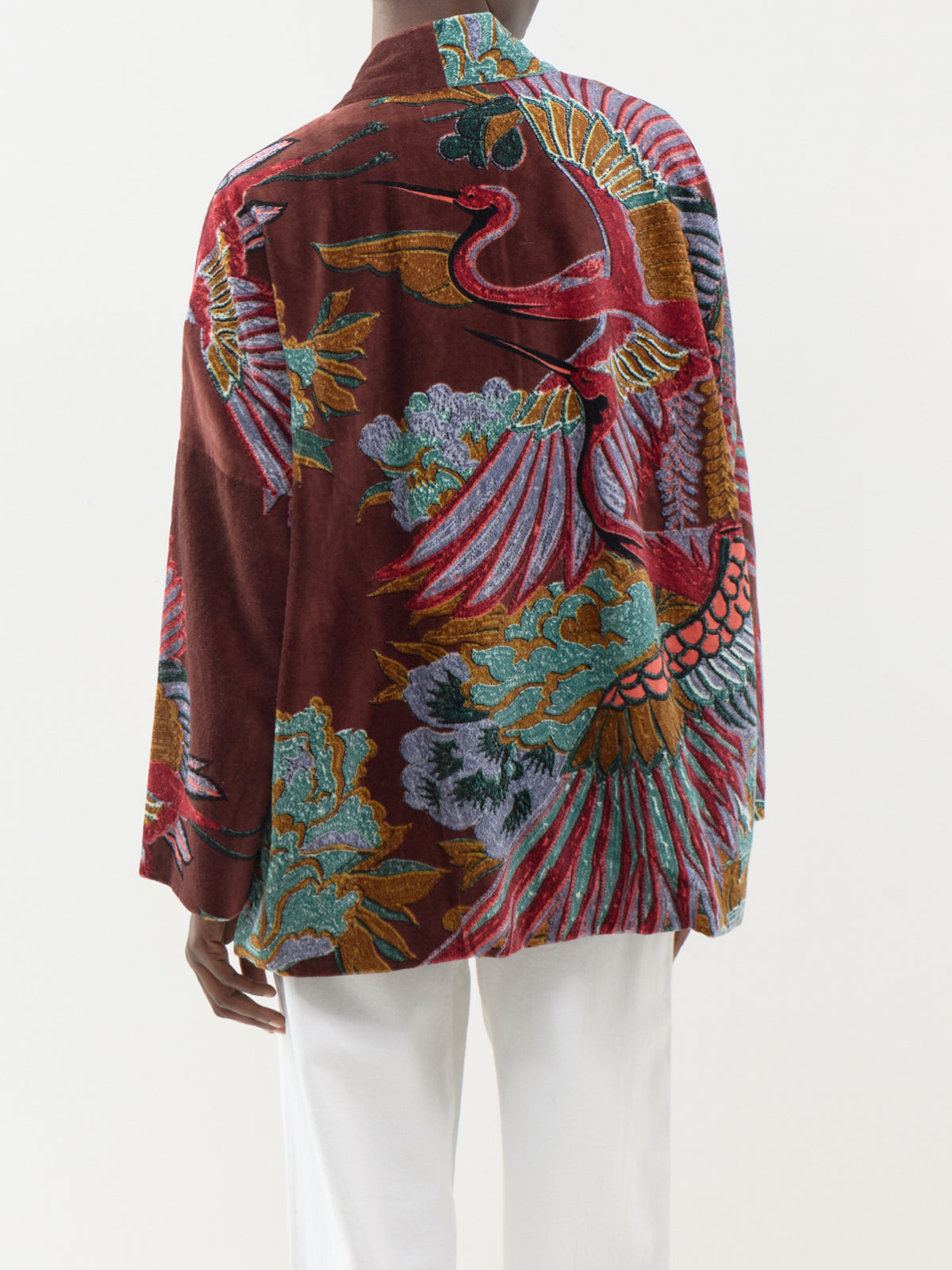 Crane 100% Cotton Velvet Pocket Jacket