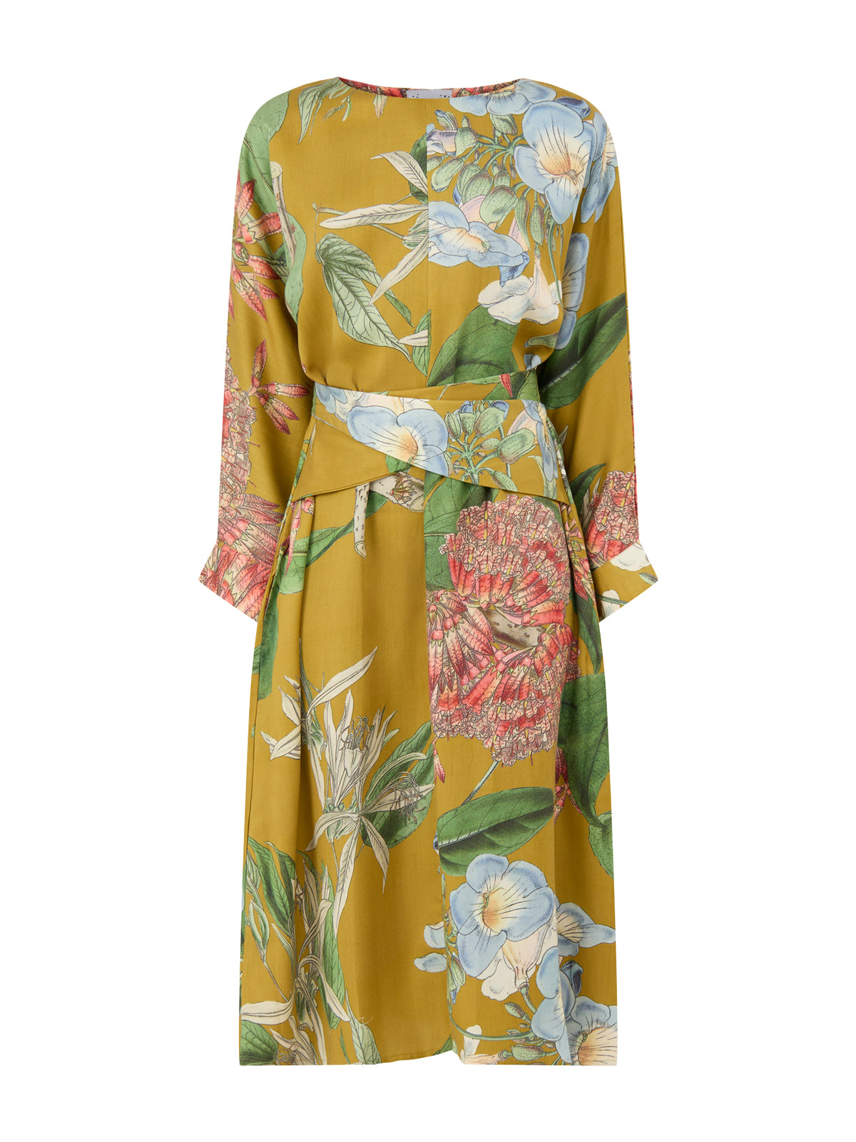 Rhodoleia TENCEL Midi Dress - Gold