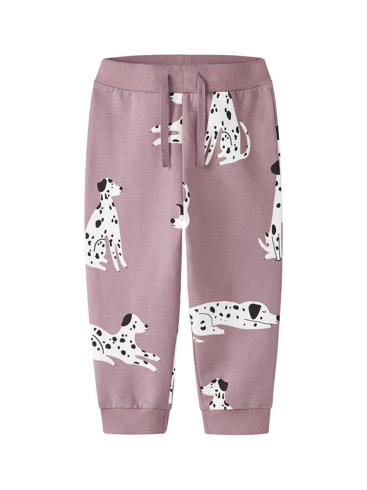 Organic Cotton Blend Sweat Joggers - Lilas