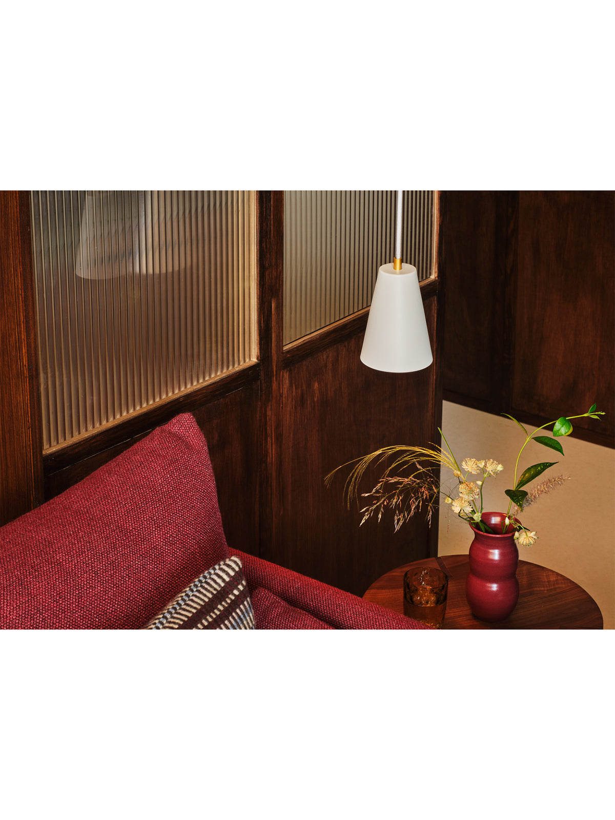 Auden Metal Pendant Light – White