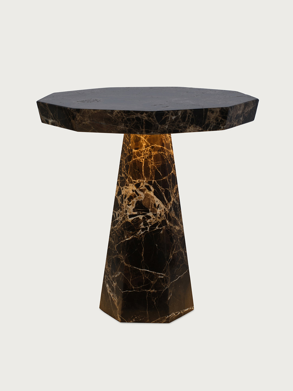 Facet Portable LED Marble Table Lamp