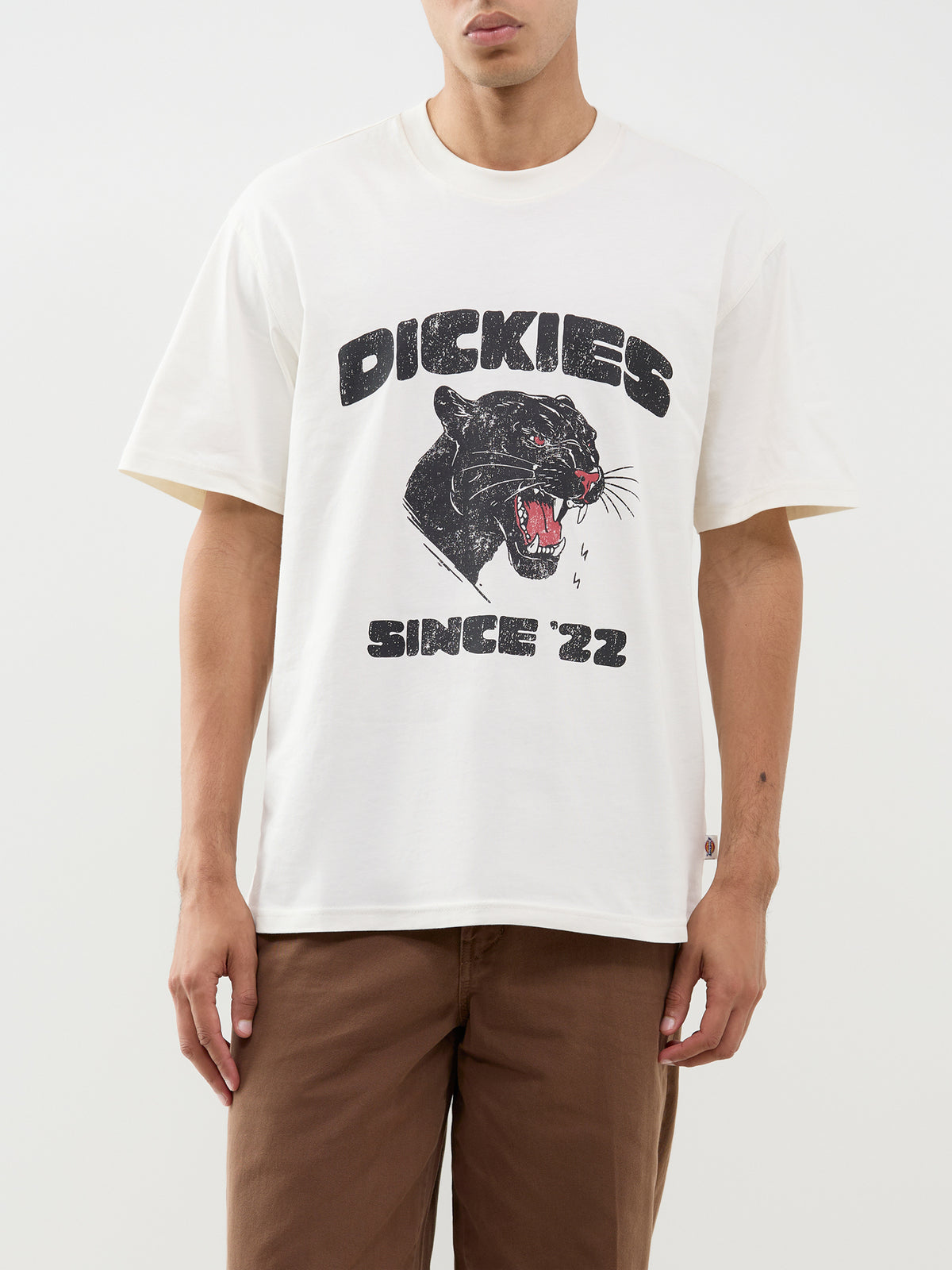 McDermitt Cotton Short-Sleeved T-Shirt - Egret