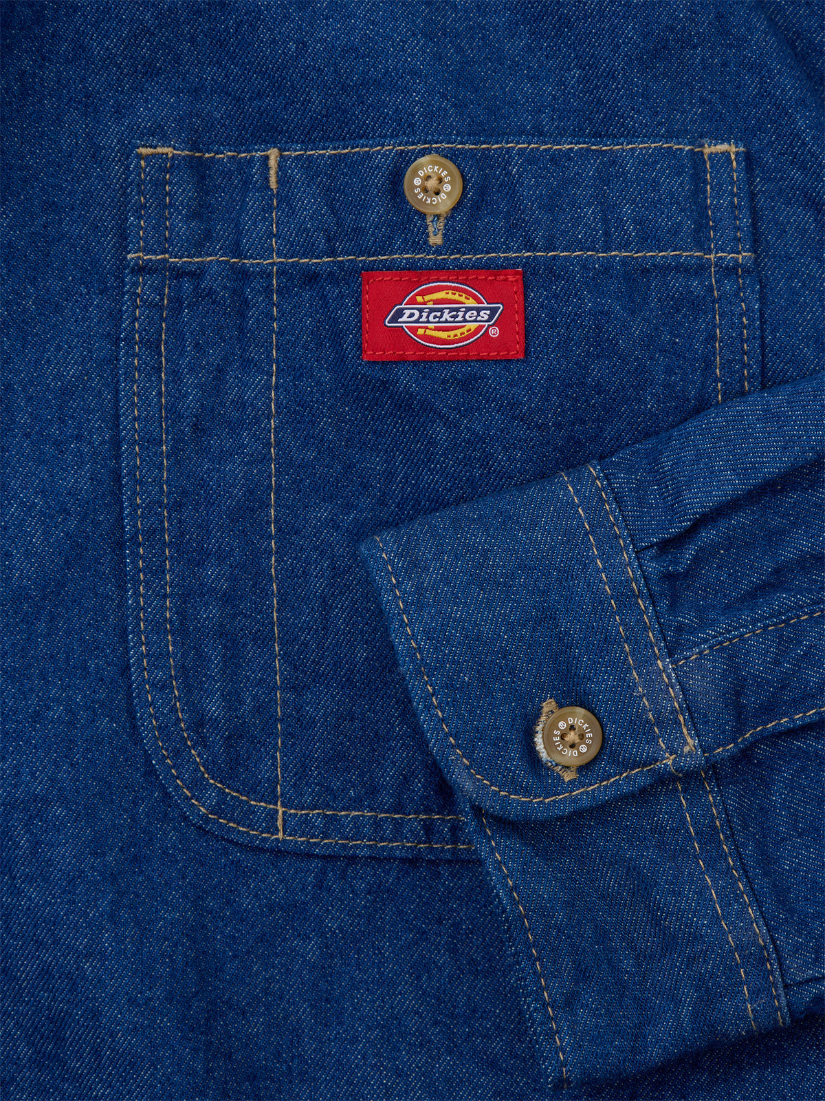 Mechanic Cotton Denim Shirt - Raw