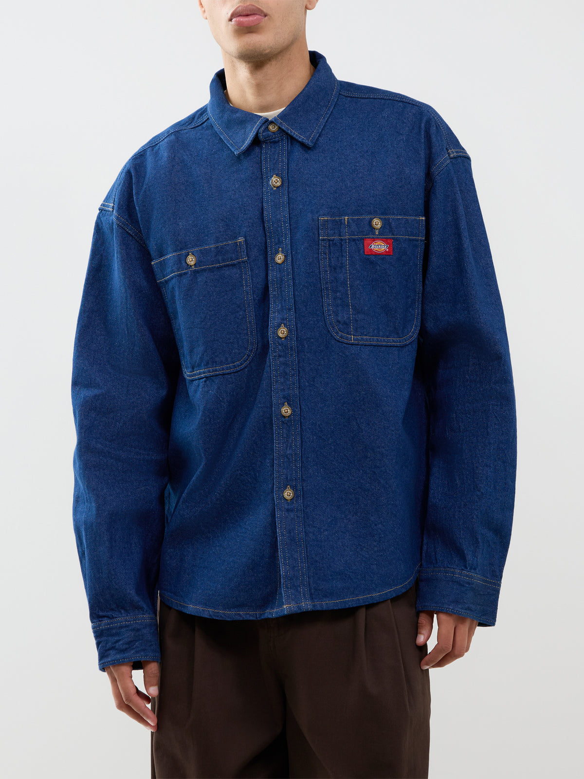 Mechanic Cotton Denim Shirt - Raw