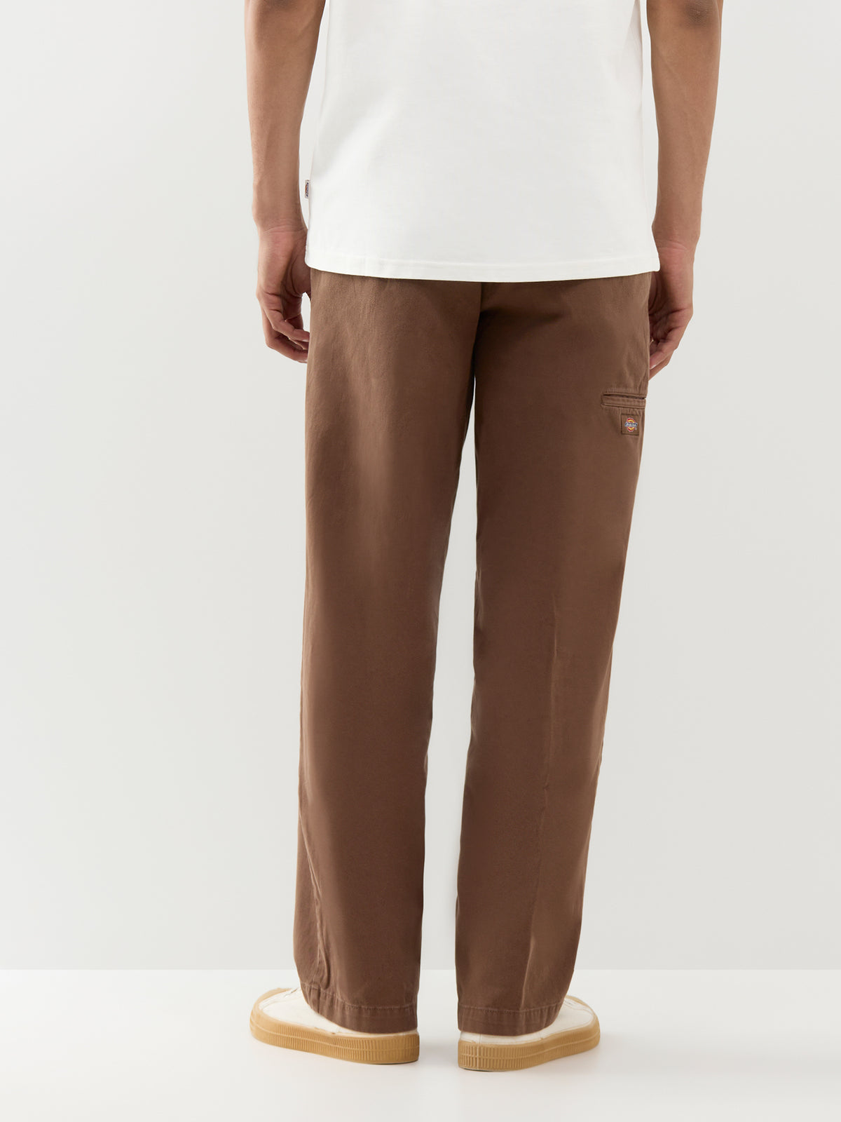 247 Loose Garment-Dyed Cotton Work Trousers - Timber Brown