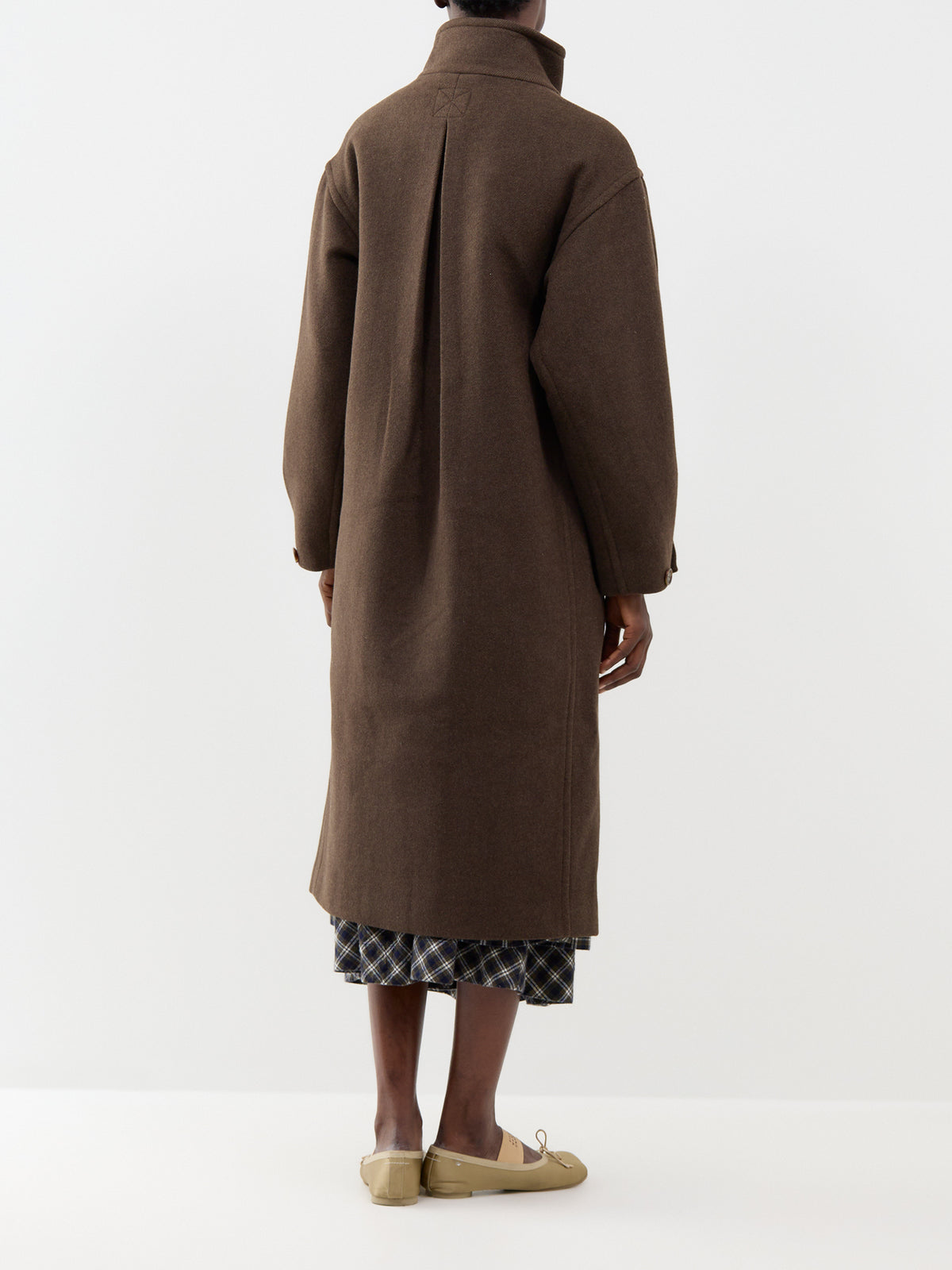 Agnes Long Coat - Chocolate