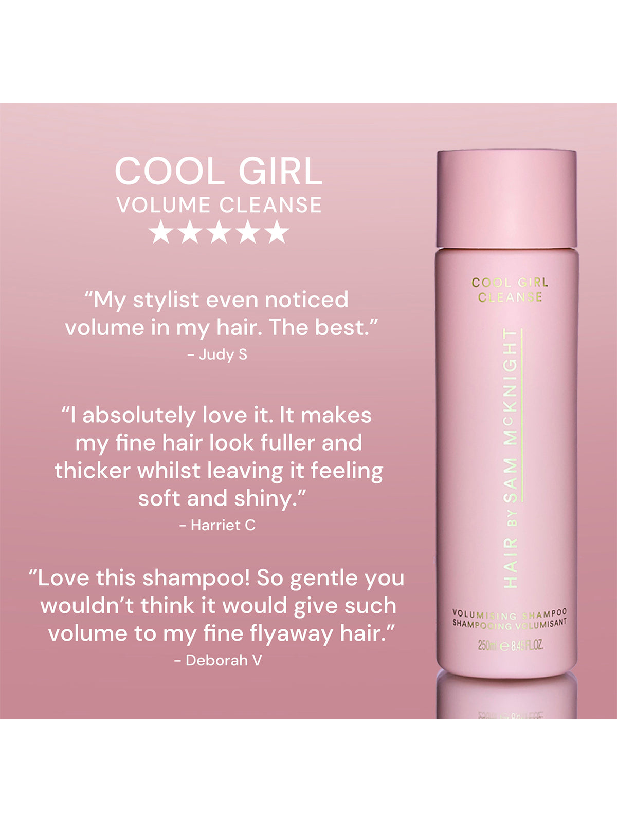 Cool Girl Volume Cleansing Shampoo 250ml