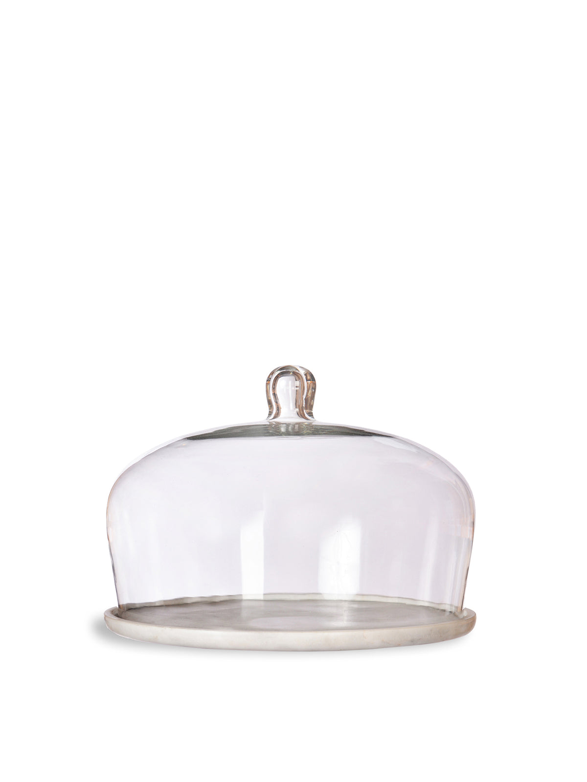 Brompton Marble and Glass Cake Dome