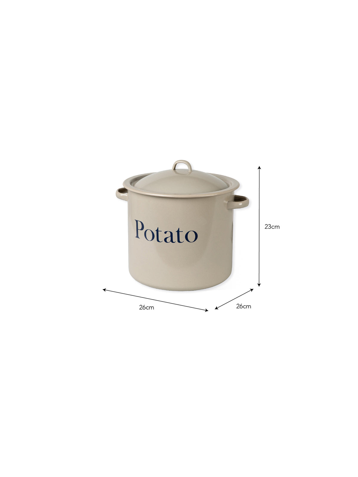 Enamel Potato Store