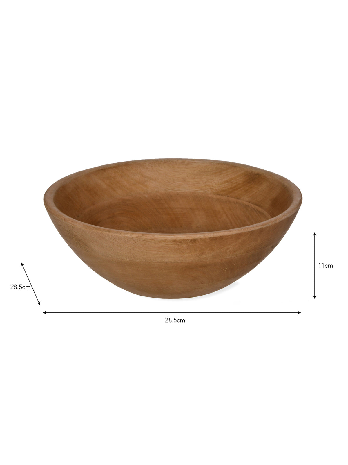 Midford Medium Mango Wood Serving Bowl