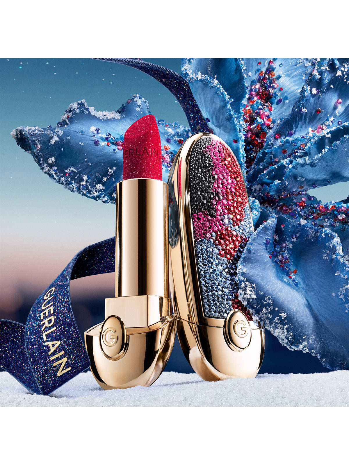 Rouge G Showtime Limited Edition Double Mirror Jewel Lipstick Case