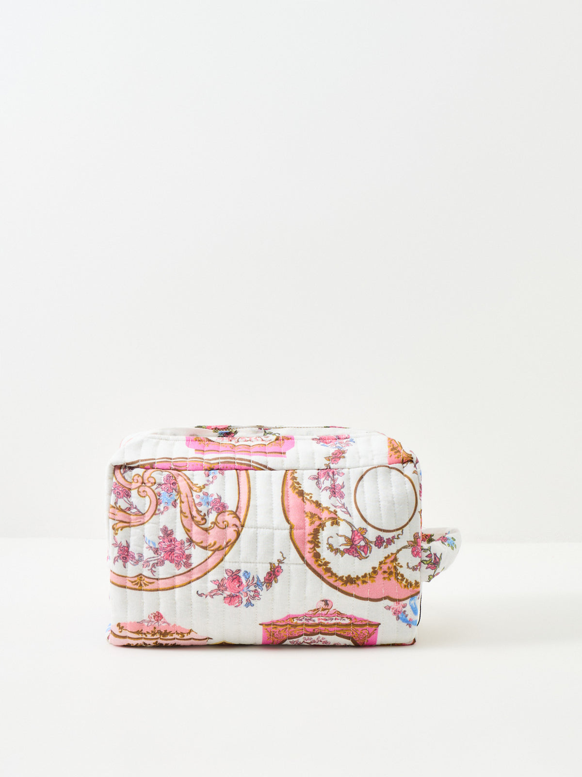 Organic Cotton Afternoon Tea Washbag - Pink