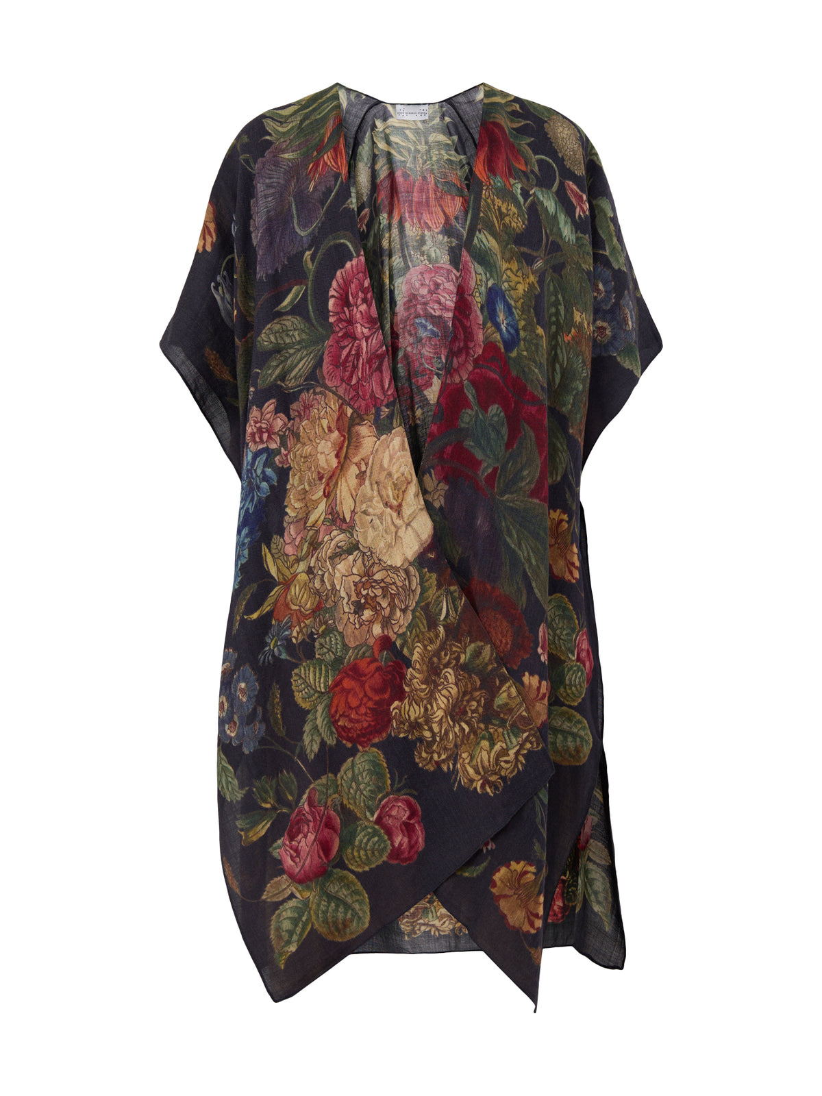 Primula Wool Throwover - Black