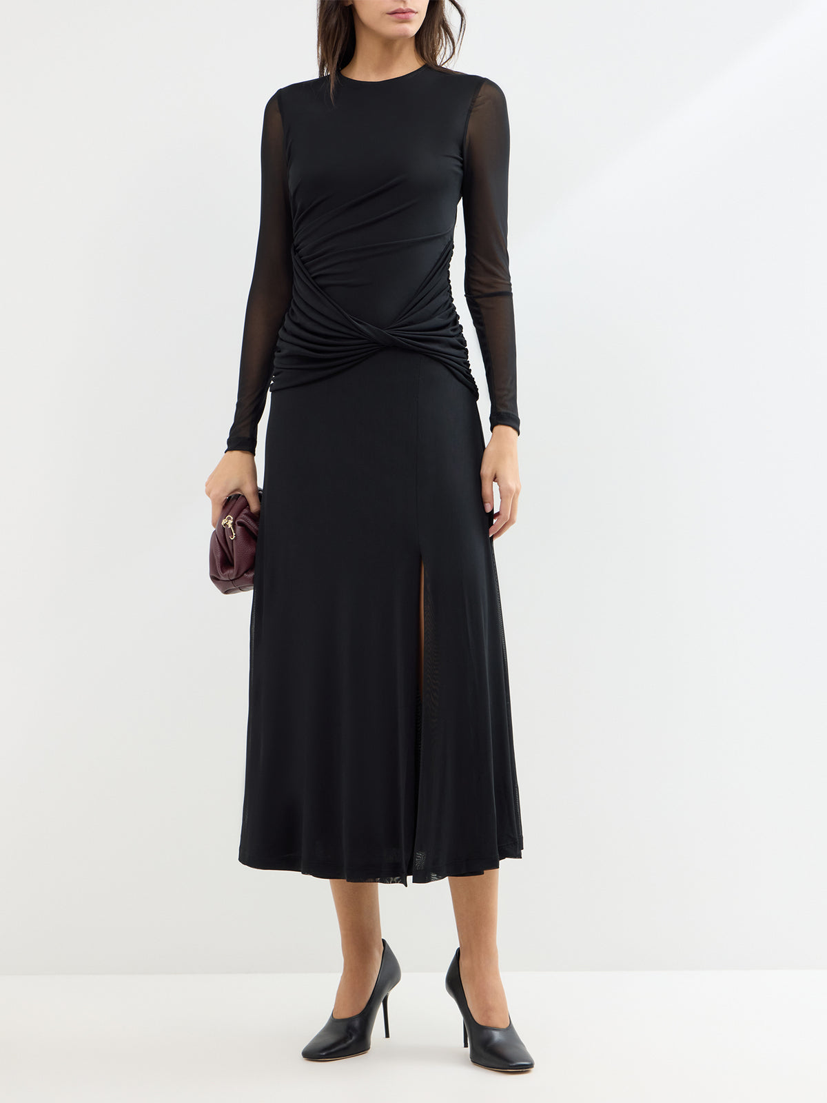 Tammy Midi Dress - Black