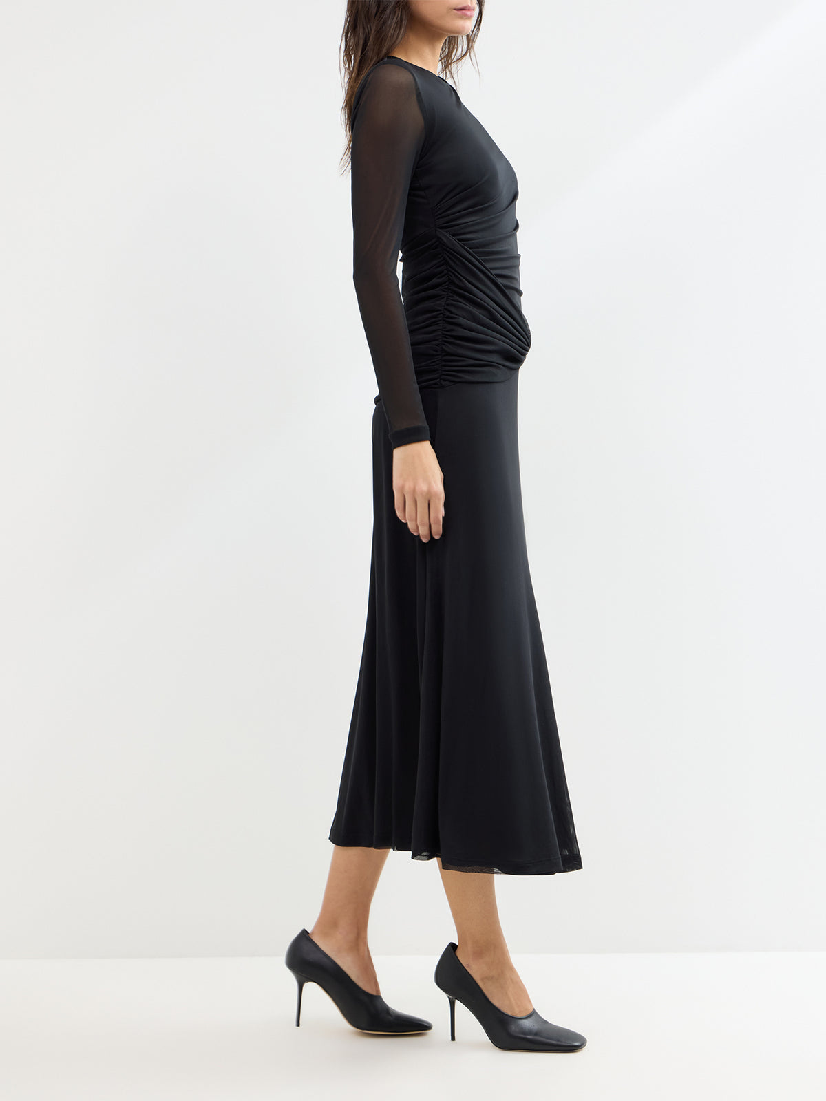 Tammy Midi Dress - Black