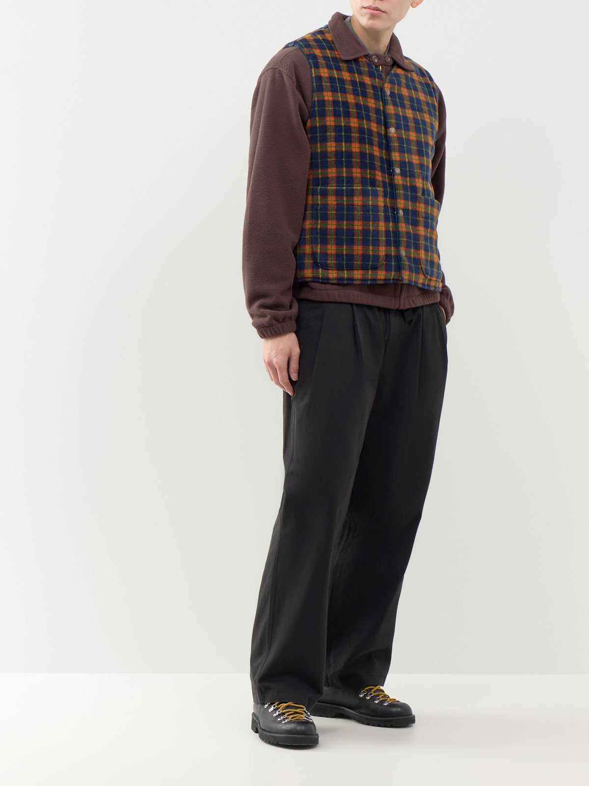 Two Tuck Wide Leg Trousers