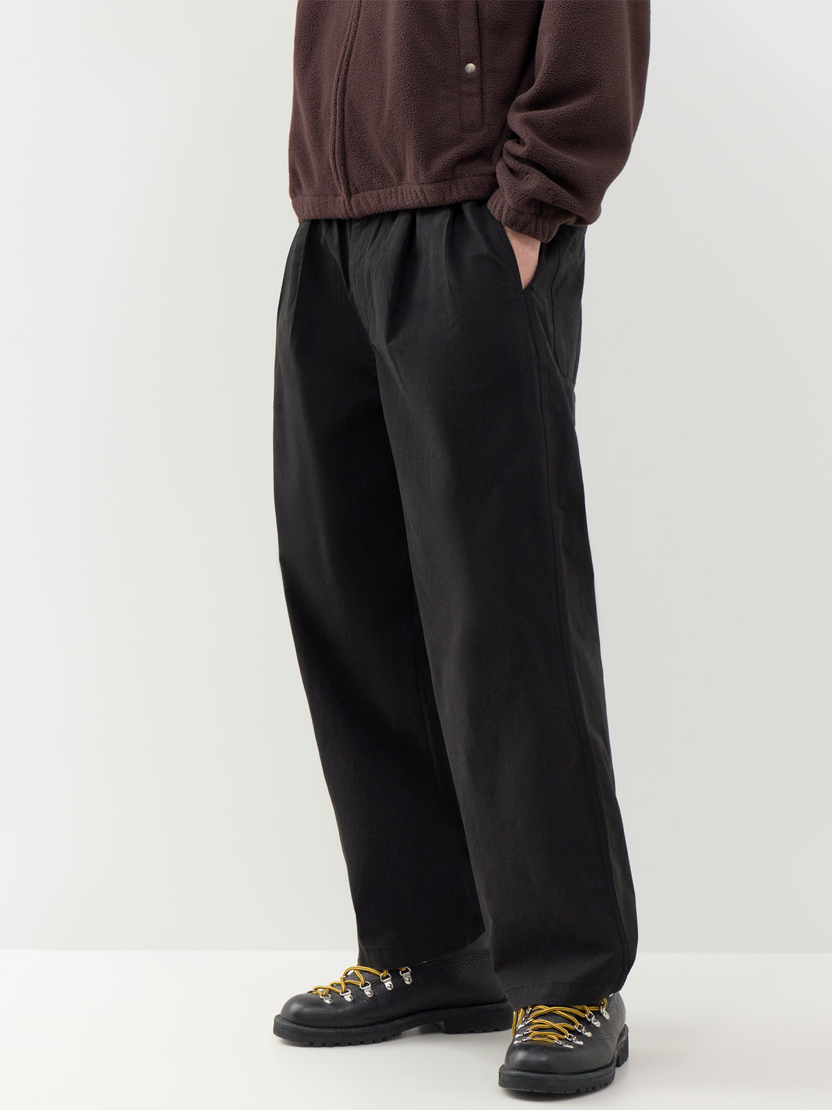 Two Tuck Wide Leg Trousers