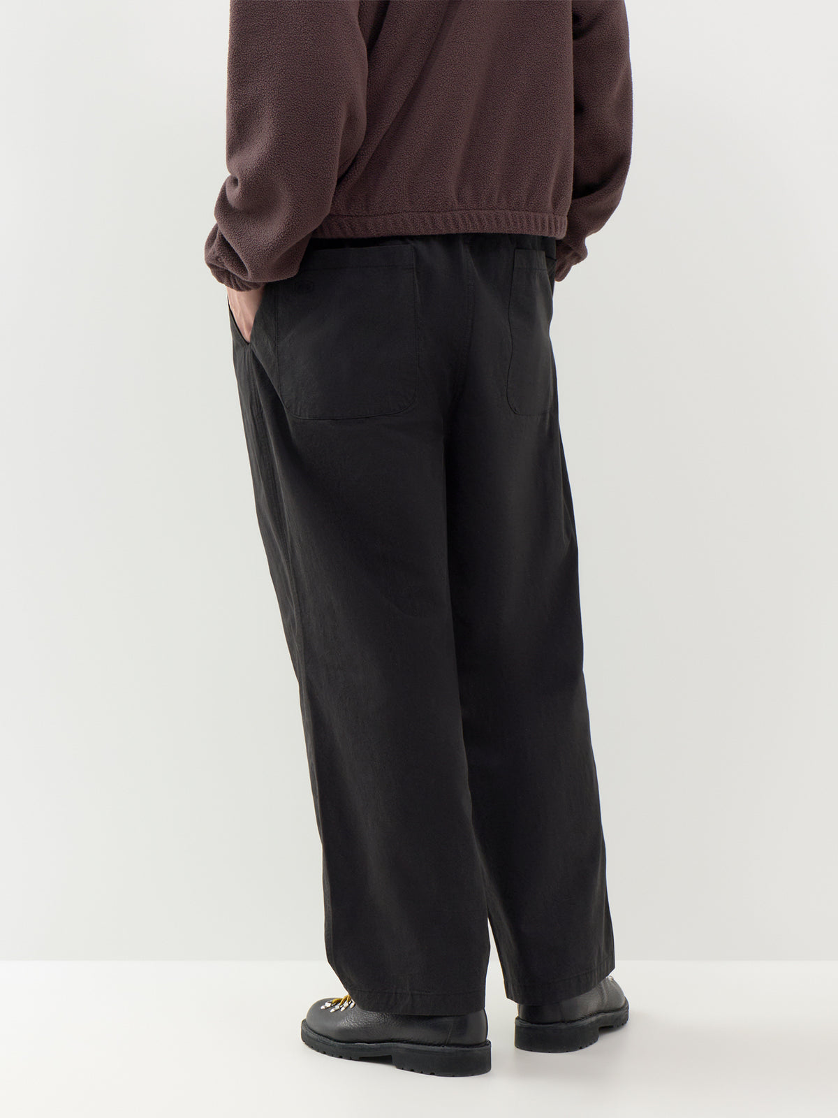 Two Tuck Wide Leg Trousers