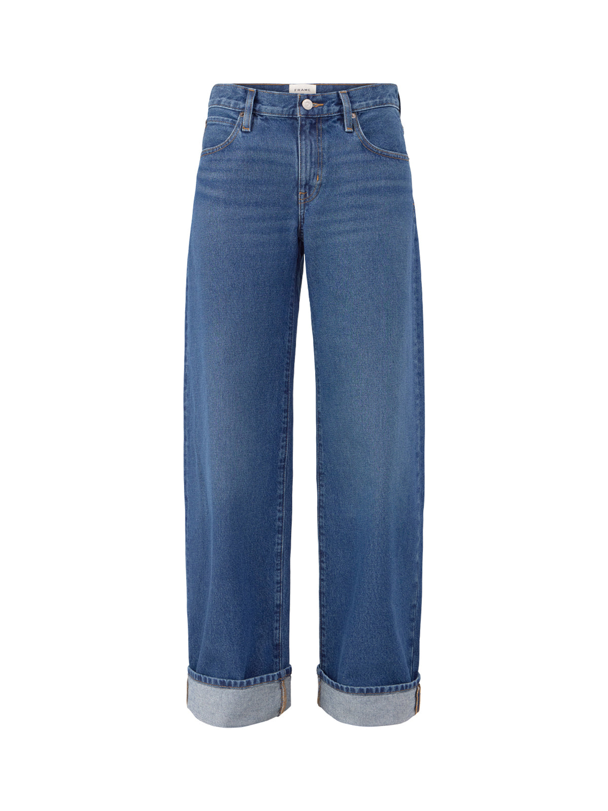 The Cuffed Low Bow 100% Cotton Jeans
