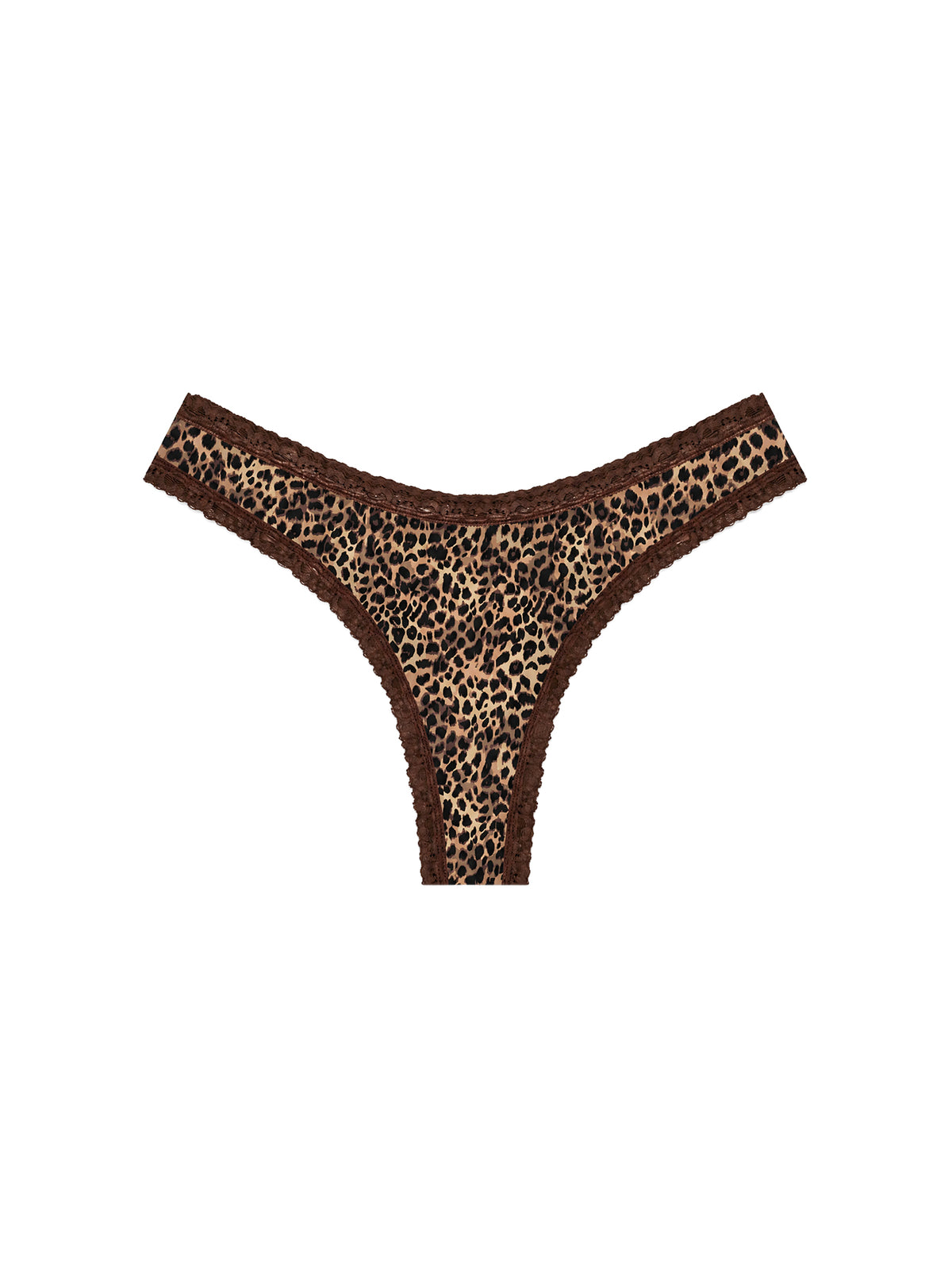 Leopard Print Thong