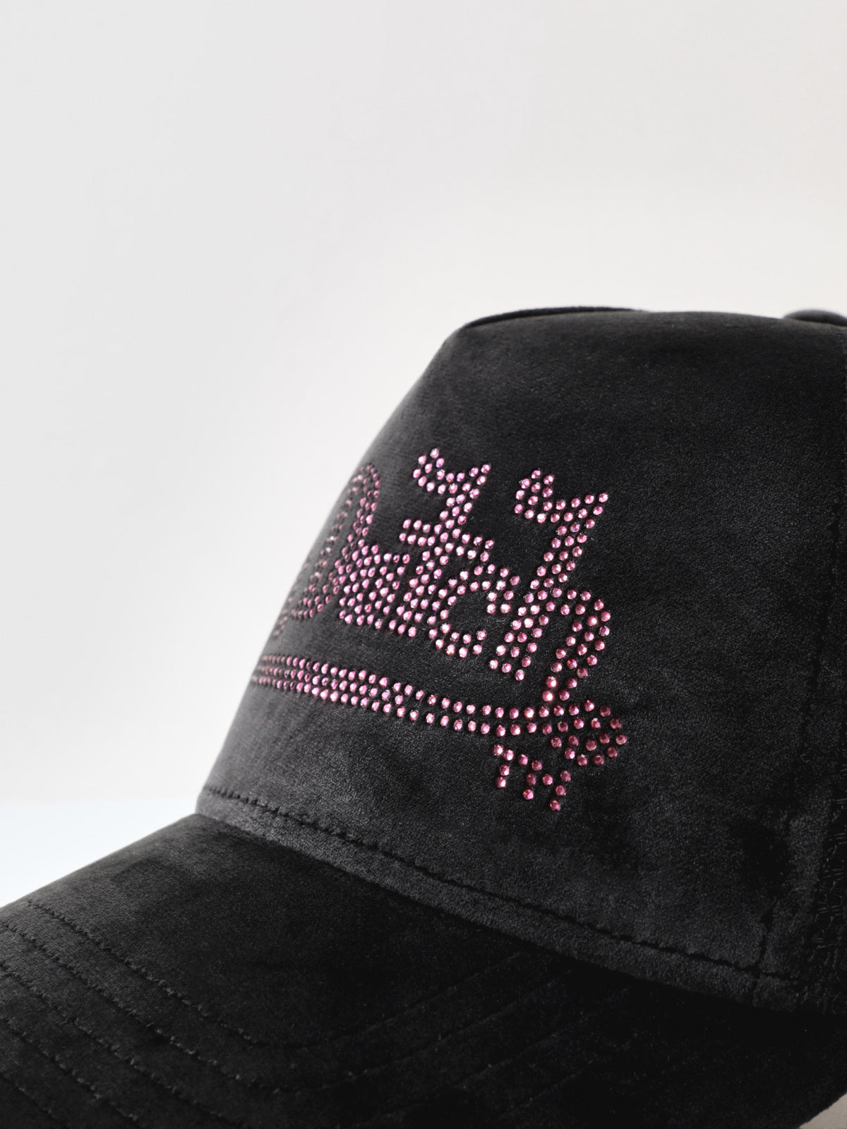 Logo Velvet Diamanté Cap