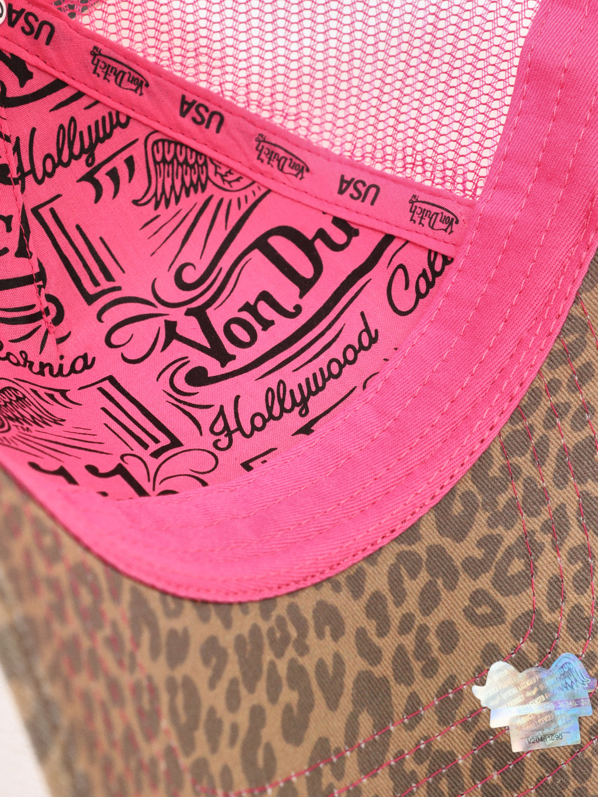 Logo Cheetah Print Cap