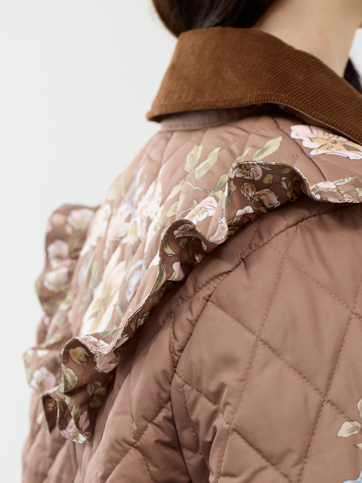 Barbour x FARM Rio Anamaria Quilted Jacket